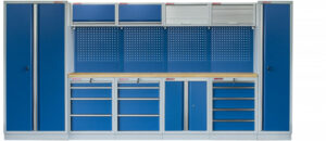 Kvalitní PROFI BLUE dílenský nábytek 4235 x 495 x 2000 mm - MTGS1300A4 Blue