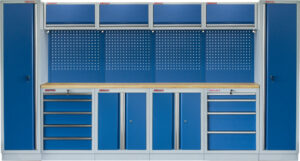 Kvalitní PROFI BLUE dílenský nábytek 3920 x 495 x 2000 mm - MTGS1300AA4 Blue