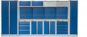 Kvalitní PROFI BLUE dílenský nábytek 4235 x 495 x 2000 mm - MTGS1300AA5 Blue