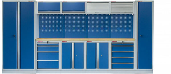 Kvalitní PROFI BLUE dílenský nábytek 4235 x 495 x 2000 mm - MTGS1300AA5 Blue