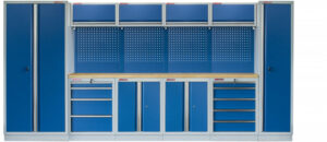 Kvalitní PROFI BLUE dílenský nábytek 4235 x 495 x 2000 mm - MTGS1300AA6 Blue
