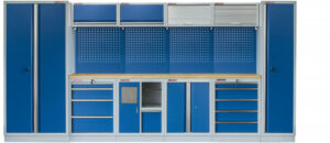 Kvalitní PROFI BLUE dílenský nábytek 4235 x 495 x 2000 mm - MTGS1301AA Blue