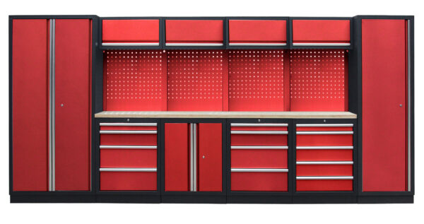 Kvalitní PROFI RED dílenský nábytek 4235 x 495 x 2000 mm - RTGS1300A5
