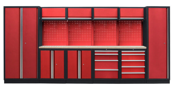 Kvalitní PROFI RED dílenský nábytek 4235 x 495 x 2000 mm - RTGS1300AA6