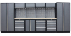 Kvalitní PROFI dílenský nábytek - 4535 x 495 x 2000 - TGS1300A2 Grey