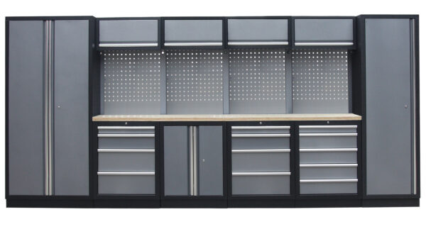 Kvalitní PROFI dílenský nábytek 4235 x 495 x 2000 mm - TGS1300A5 Grey