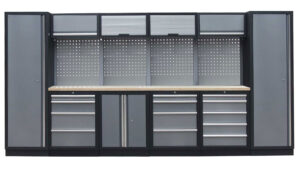 Kvalitní PROFI dílenský nábytek 3920 x 495 x 2000 mm - TGS1300A7 Grey