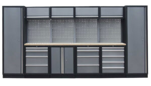 Kvalitní PROFI dílenský nábytek 3920 x 495 x 2000 mm - TGS1300A8 Grey