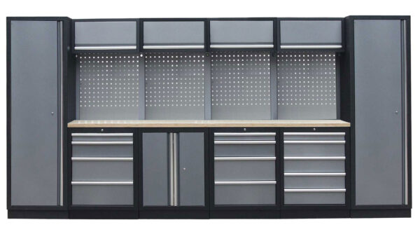 Kvalitní PROFI dílenský nábytek 3920 x 495 x 2000 mm - TGS1300A8 Grey