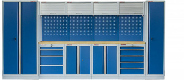 Kvalitní PROFI BLUE dílenský nábytek 4235 x 495 x 2000 mm - MTGS1300AA7 Blue