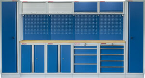 Kvalitní PROFI BLUE dílenský nábytek 3920 x 495 x 2000 mm - MTGS1300AA8 Blue