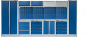 Kvalitní PROFI BLUE dílenský nábytek 4235 x 495 x 2000 mm - MTGS1300AB Blue