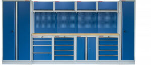 Kvalitní PROFI BLUE dílenský nábytek 4235 x 495 x 2000 mm - MTGS1300AD Blue
