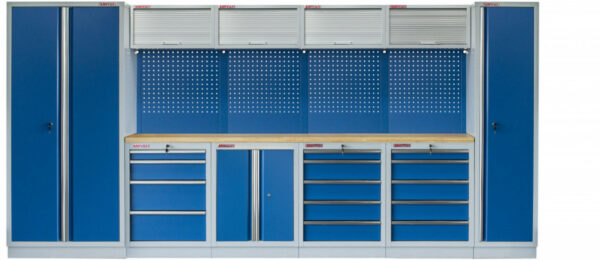 Kvalitní PROFI BLUE dílenský nábytek 4235 x 495 x 2000 mm - MTGS1300AJ Blue