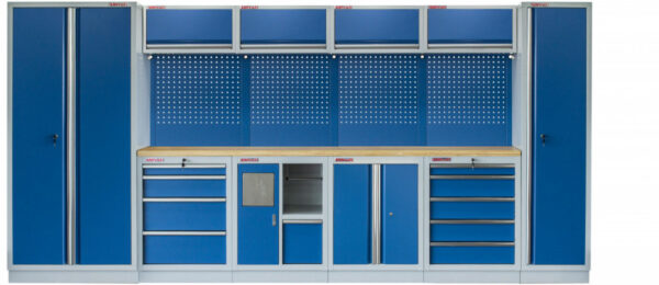 Kvalitní PROFI BLUE dílenský nábytek 4235 x 495 x 2000 mm - MTGS1301AI Blue