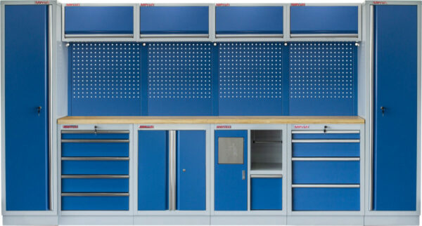 Kvalitní PROFI BLUE dílenský nábytek 3920 x 495 x 2000 mm - MTGS1301AR Profi Blue