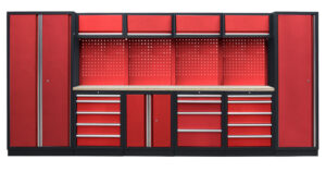 Kvalitní PROFI RED dílenský nábytek 4235 x 495 x 2000 mm - RTGS1300AD