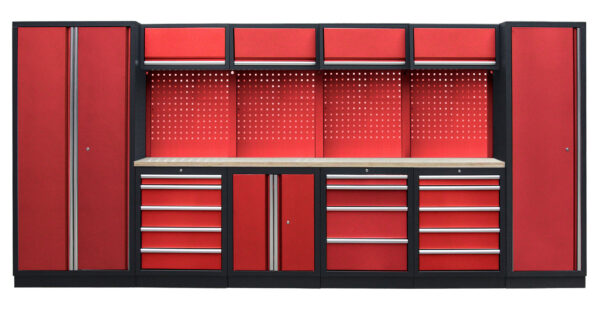 Kvalitní PROFI RED dílenský nábytek 4235 x 495 x 2000 mm - RTGS1300AD