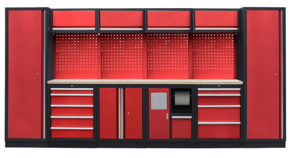 Kvalitní PROFI RED dílenský nábytek 3920 x 495 x 2000 mm - RTGS1301AR Profi Red