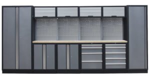 Kvalitní PROFI dílenský nábytek 4235 x 495 x 2000 mm - TGS1300AA7 Grey