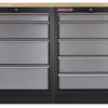 Sestava kvalitních PROFI dílenských skříněk s pracovní deskou - TGS1300BAL09 Grey