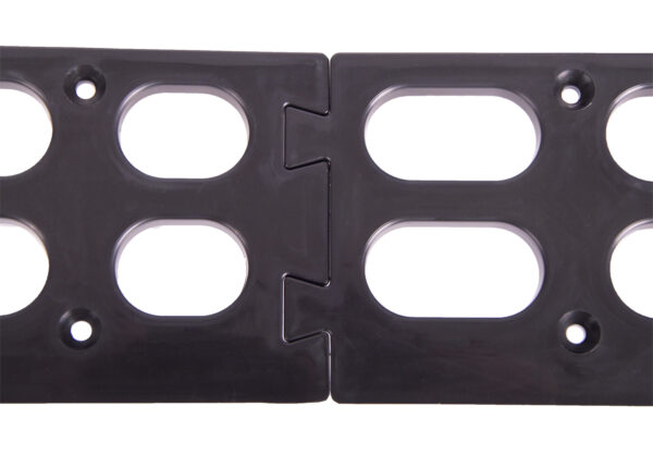 Závěsná plastová lišta se 4 plastovými boxy - MW8711