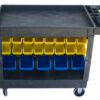 Dílenský vozík s boxy 950 x 650 x 855 mm, 42 boxů - PSB9565
