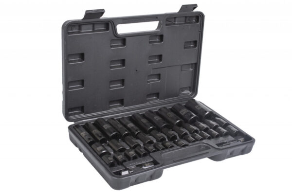 Sada vnitřních nástrčných klíčů 1/2" a 3/8", 38 ks - HT206404
