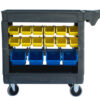Dílenský vozík s boxy 790 x 430 x 855 mm, 32 boxů - PSB7943