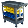 Dílenský vozík s boxy 790 x 430 x 855 mm, 32 boxů - PSB7943