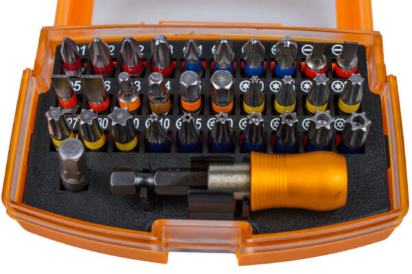 Sada bitů s adaptérem 1/4", 32 ks - HT251032