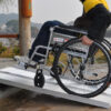Přenosná skládací rampa pro invalidní vozíky, 122 cm - WR014FT