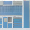 Celokovová závěsná skříňka PROFI BLUE s roletou 680x281x350 mm - MWGB1326A