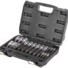 Hlavice s bity TORX 18 ks 1/2" a 1/4" v kovovém boxu - AH121801