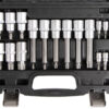 Hlavice s bity TORX 18 ks 1/2" a 1/4" v kovovém boxu - AH121801