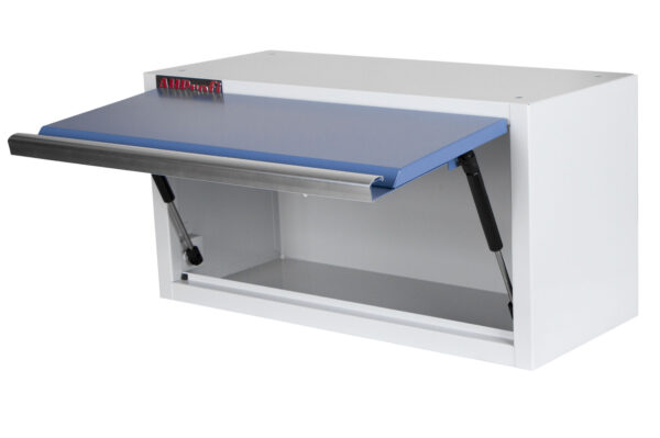 Celokovová závěsná skříňka PROFI BLUE s výklopnými dvířky 680x281x350 mm - MWGB1326