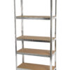 Policový regál, 5 polic, 900 x 400 x 1800 mm - AH3001