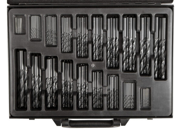 Sada vrtáků do kovu, 1 - 10 mm, 170 ks - HSS170K