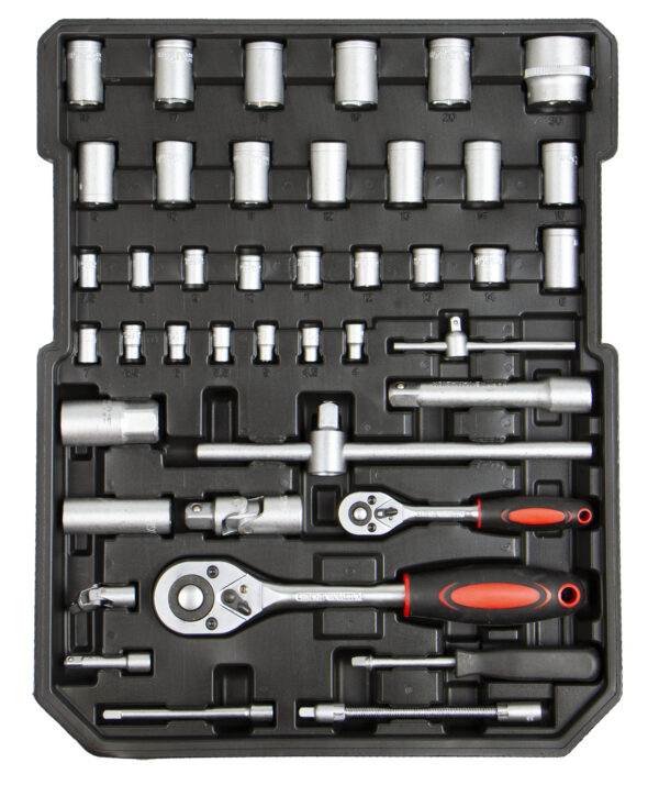 Sada nářadí, Gola sada 1/2" a 1/4" - 428 ks - HT494003