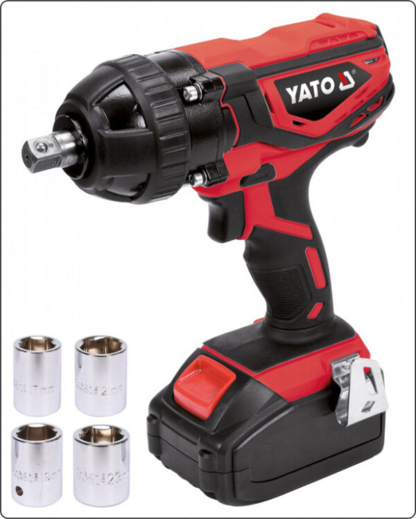 Rázový utahovák AKU 1/2" 18V 300Nm - YT-82804