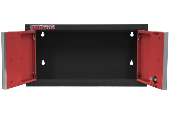 Celokovová dvoukřídlá závěsná skříňka PROFI RED 680x281x350 mm - RWGB1326C