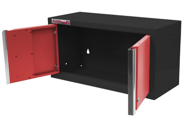 Celokovová dvoukřídlá závěsná skříňka PROFI RED 680x281x350 mm - RWGB1326C