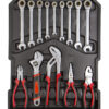 Sada nářadí, Gola sada 1/2" a 1/4", ráčnové klíče, 428 ks - HT494002
