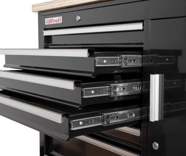 Pojízdný pracovní stůl / skříňka na nářadí s pracovní deskou - TBR-L4407E-B
