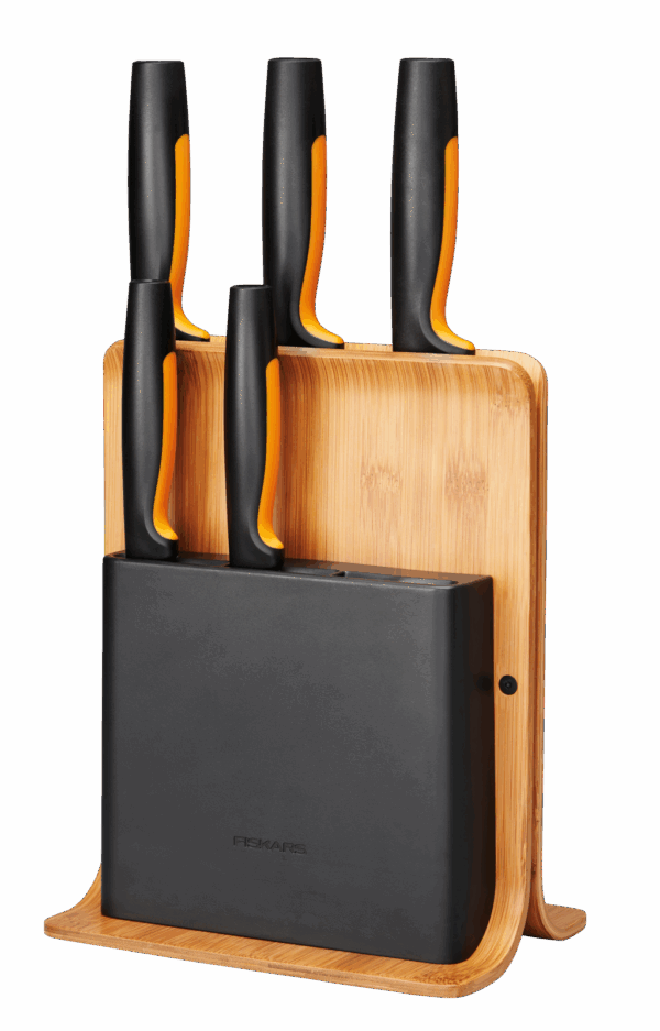 Sada nožů Fiskars Functional Form v bambusovém bloku