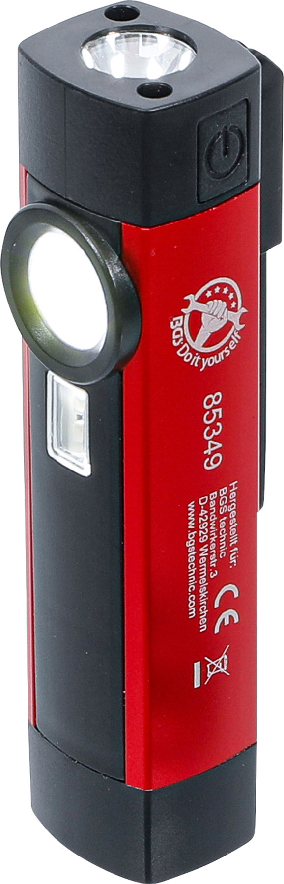 Hliníková COB LED/UV svítilna
