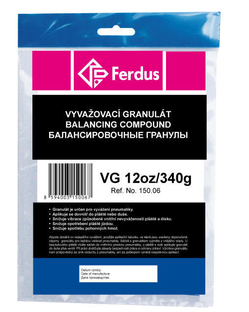 Vyvažovací granulát (prášek)