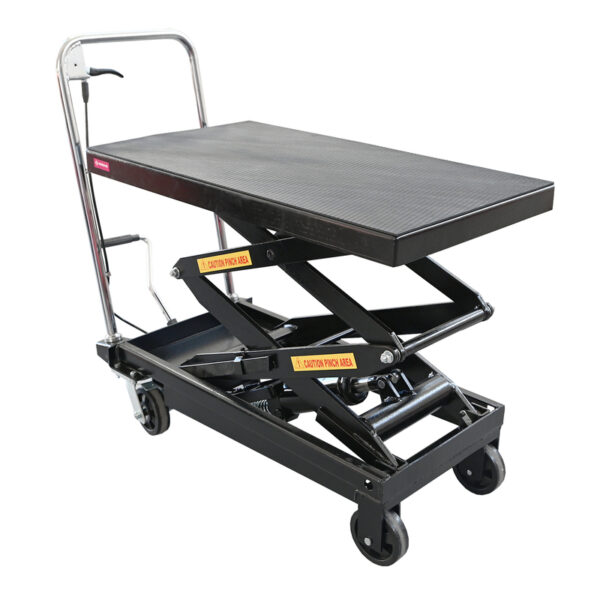 Hydraulický pojízdný pracovní stůl