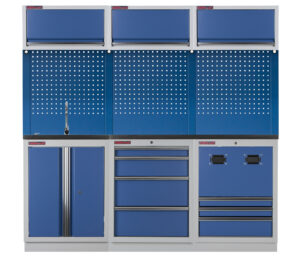 Sestava PROFI BLUE dílenského nábytku 2040 x 495 x 2000 mm - MTGS1300NA