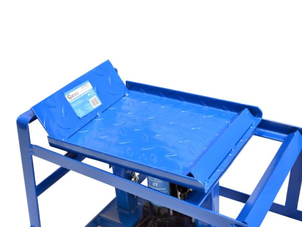 Nájezdové rampy s hydraulickým zvedákem, pár - 2 t - G02048
